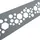 zaun|zu® zaunzu PREMIUM Dekor Hexagon Einzelstreifen Fenstergrau 2,55m