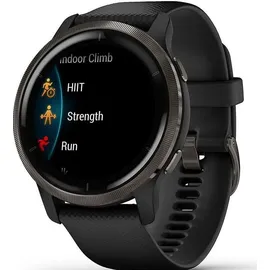 Garmin Venu 2 45 mm Silikonarmband schwarz/schiefer