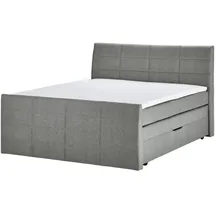 Möbel Kraft Boxspringbett 188 x 124 cm Grau