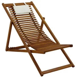 miliboo Sonnenliege 2er-Set 200 x 60 x 30 cm Weiß