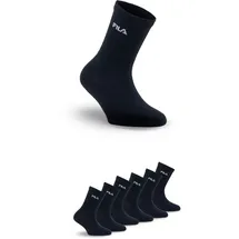 Fila Socken 6 Paar Schwarz 31-34
