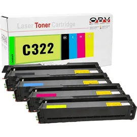 OBV Kompatibel zu Lexmark C3220K0 CMYK