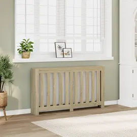 vidaXL Heizkörperverkleidung Sonoma-Eiche 149x20x82 cm Holzwerkstoff - Braun