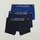 G-Star Boxershorts Boxer briefs blau / lila / weiß L 3er Pack