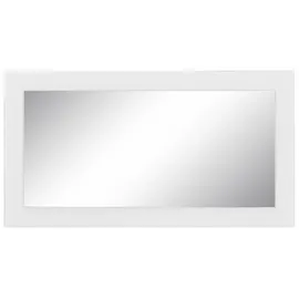 borchardt Möbel Spiegel BORCHARDT MÖBEL "Vaasa", weiß, B:75cm H:40cm T:2cm, Glas, Spiegel, mit Rahmen