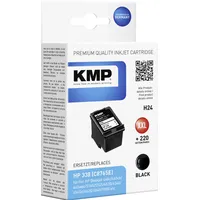 KMP H24 kompatibe zu HP 338 schwarz (C8765E)