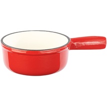 Rosenstein & Söhne Fonduepfanne: Käsefondue-Topf aus Gusseisen, 16 cm