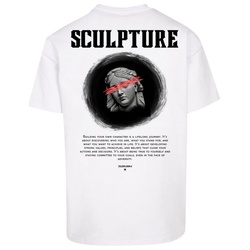 F4NT4STIC T-Shirt SCULPTURE Print weiß XXL