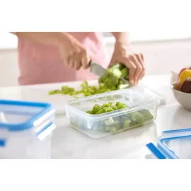 Emsa Clip&Close rechteckig Aufbewahrungsbehälter-Set, 3-tlg. blau 508567