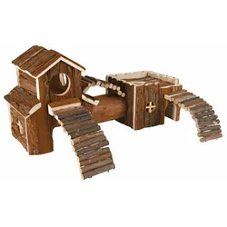 Trixie Casita (47 × 22 × 15 cm) – Natürliches Holzhaus für Hamster & Degus