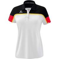 Erima Damen „CHANGE Poloshirt, weiß/schwarz/rot, 34