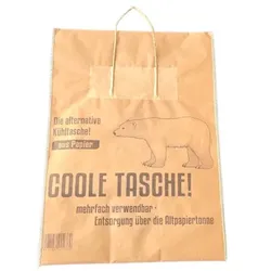 Pack4Food24 80 Bio Tiefkühl/Thermo Tragetaschen aus Papier 38x52cm 3-lagig recycelbar