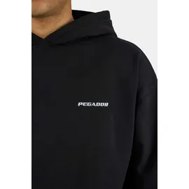 Pegador Hoodie Logo Oversized Schwarz XXL