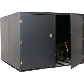 MCW 4er-Fahrradgarage 222 x 160 x 208 cm anthrazit