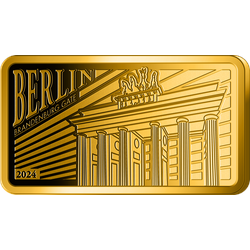 Gold-Barrenmünzen „Wahrzeichen der Welt“ – Berlin & Paris!