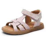 Bisgaard Mädchen Sandaletten/Sandalen Felicia Rosa Leder-Mix, Größe:32, Farbauswahl:Rose/pink