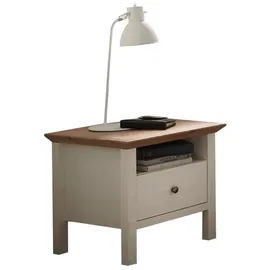 Pol-Power Nachttisch BASEL, Anderson Pine Dekor - B 50 cm - 1 Schublade - 1 offenes Fach