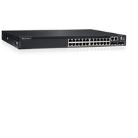 Dell Managed L2 Gigabit Ethernet (10/100/1000) Power over Ethernet (PoE) 1U Schwarz