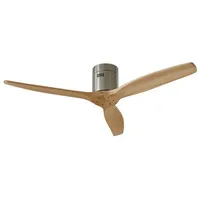 LUCANDE Deckenventilator Vindur, nickel, DC, leise, Ø 132 cm