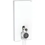 Geberit Monolith Plus Sanitärmodul für Stand-WC, 101cm, Wasseranschluss seitlich, mit P-Anschlussstutzen, 131203SI7,
