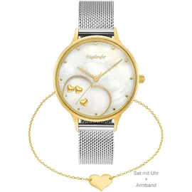 Engelsrufer ERWO-HEART-02 Happy Hearts Set Damenuhr 34mm 5ATM - Gold