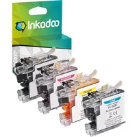 Inkadoo Multipack kompatibel zu Brother LC-223BK enthält 2xBK, 2xY,