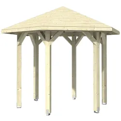 Skan Holz Pavillon Nancy-Größe 1-naturbelassen