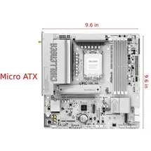 ASRock B860M Challenger WiFi White