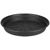 elho Soucoupe Green Basics D.45cm Noire Collecte D'Eau, Plastique Recyclé, Ø 45cm - Elho