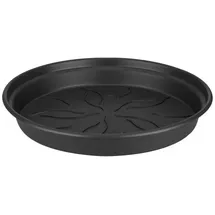 elho Soucoupe Green Basics D.45cm Noire Collecte D'Eau, Plastique Recyclé, Ø 45cm - Elho