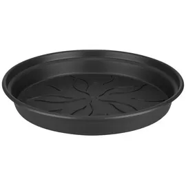 elho Soucoupe Green Basics D.45cm Noire Collecte D'Eau, Plastique Recyclé, Ø 45cm - Elho
