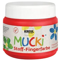 Kreul Mucki Stoff-Fingerfarbe 150 ml rot