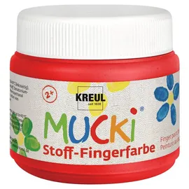 Kreul Mucki Stoff-Fingerfarbe 150 ml rot