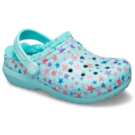 Crocs Classic Printed Lined Clog K 205815-4O9 22-23 - Ice Blue - 22-23