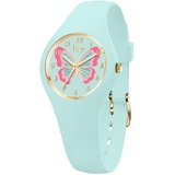 ICE-Watch - ICE fantasia Butterfly bloom - Blaue Mädchenuhr mit Plastikarmband - 021953 (Extra small)