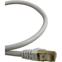 Vago-Tools CAT7 Patchkabel Netzwerkkabel weiß 2m rund