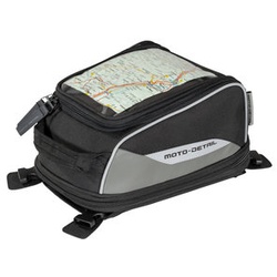 Moto-Detail Motorradtasche Volumen: 4 Liter, schwarz-grau grau