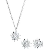 Elli Schmuckset Damen, Edelweiss Tracht 925 Silber