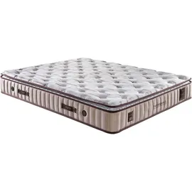 Bambi Thermall Boxspringbett-Set Wärmeregulierung Extra Fest 30cm H4-H5 – 140 / 200 - Beige