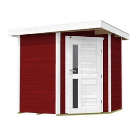 Weka Gartenhaus 229 A 2,09 x 2,05 m schwedenrot