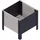 upyard ModernBox 36 x 36 x 32 cm Grau