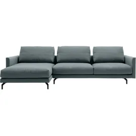 creation by rolf benz Ecksofa "CR.414, Designecksofa, Polsterecke, Breite 300cm, L-Form", blau (wasserblau, steingrau), B:300cm H:91cm T:172cm, CREATION BY ROLF BENZ, Sofas, Ecksofa, wahlweise aus feinstem Rindsleder oder hochwertigem Chenille