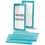 Genius Nicer Dicer Chef Professional Gemüseschneider Reib-Einsätze | Set 2-tlg. - Zubehör, Julienne Reibe-Einsatz, Feiner Reibe-Einsatz, Schutzabdeckung. Gem
