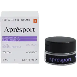 AprèsportTM Damaged Skin Care Ointment CBD plus Herbal Formular Balsam 5 ml