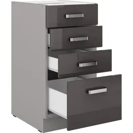 Küchen-Preisbombe Unterschrank 40 cm Grau