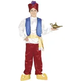 Fiestas Guirca Arabischer Prinz Kostüm Kinder - Alter 10-12 Jahre - Mächtiger Sultan Kostüm Jungen Orient Kostüm, Indischer König Kostüm Jungen Karneval, Wunderlampe Araber Kostüm Fasching, Halloween