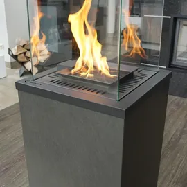 Kratki Terrassenheizer Patio Mini Quarzsinter Seta Liquorice 8,2kW