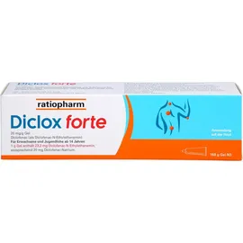 Ratiopharm Diclox forte 20 mg/g Gel 150 g