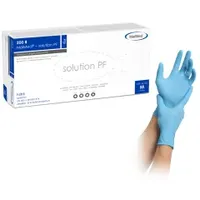 Maimed MaiMed® - Solution Blue PF Nitril-Untersuchungshandschuhe puderfrei, 1 Box | blau, 200St./Box XL