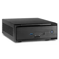 Inter-Tech MW-01 II Gehäuse Mini-ITX, USB 3.0 (Typ A+C) schwarz, Cardreader